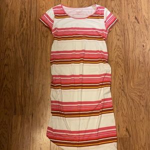 Isabel Maternity striped dress, size large